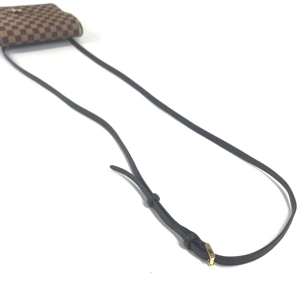 LOUIS VUITTON Authentic Brown Damier Leather Pochette Shoulder Bag - Picture 11 of 16